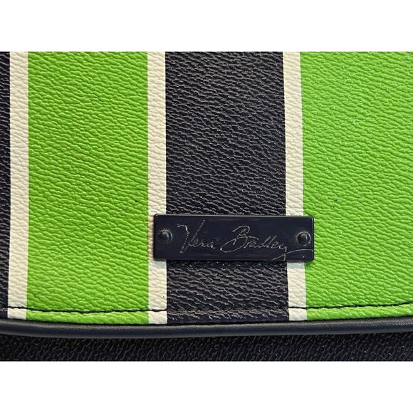 Vera Bradley Multi Color Stripe Crossbody Shoulder Handbag Purse Messenger - Picture 3 of 9
